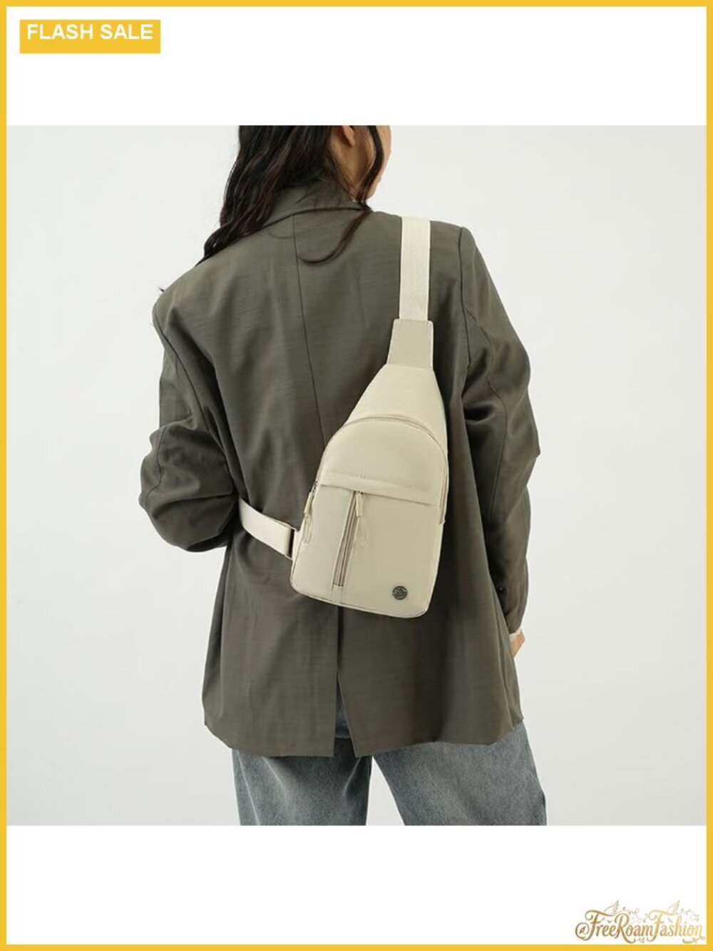 Lightweight Waterproof Sling Chest Bag Crossbody Anti-Theft Shoulder Fanny Pack